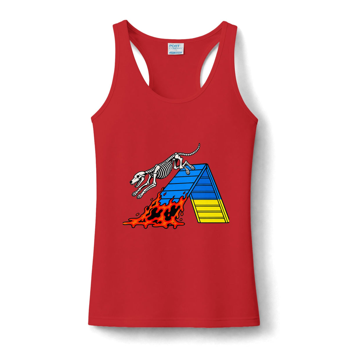 WF Tattoos Large dog Lava Tank