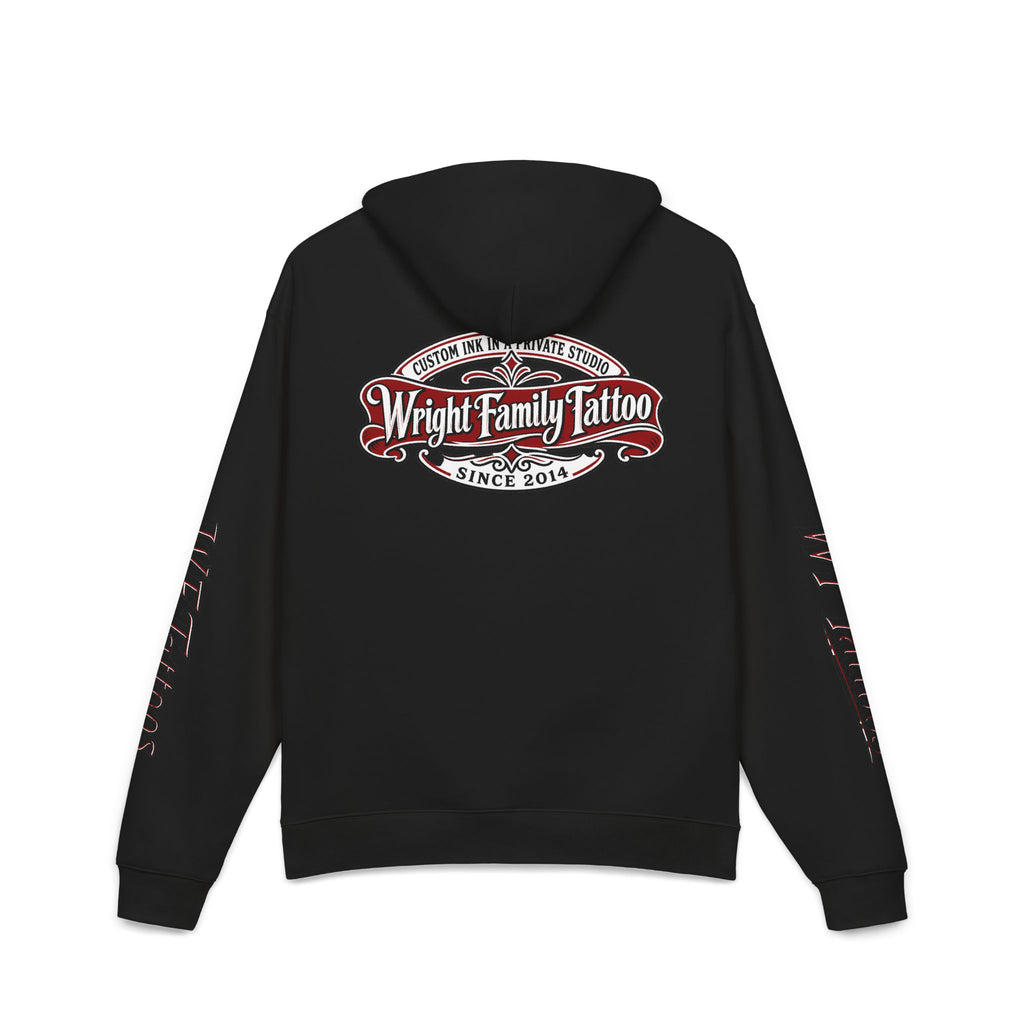 Wright Family Tattoo Logo Hoodie – Vintage Tattoo Shop Pullover