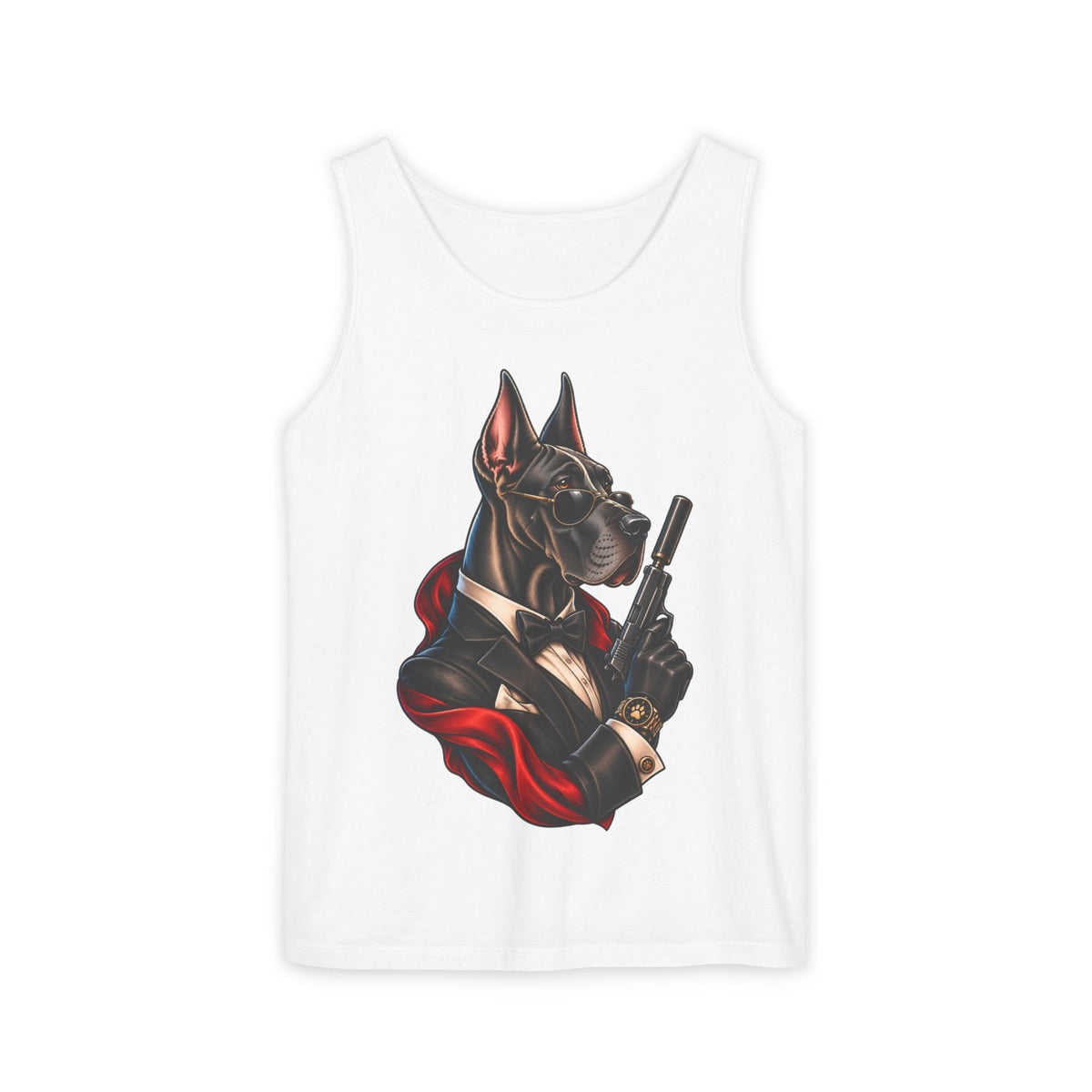 WF Tattoo Great Dane James Bond Tank