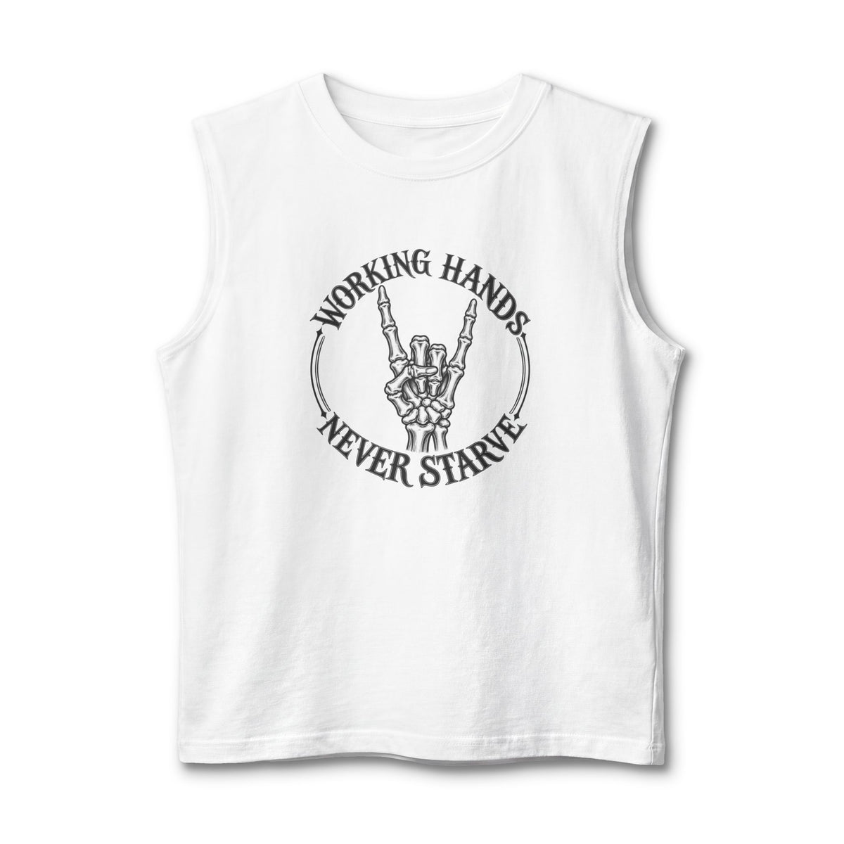 WF Tattoo “Working Hands” Unisex Muscle Tank