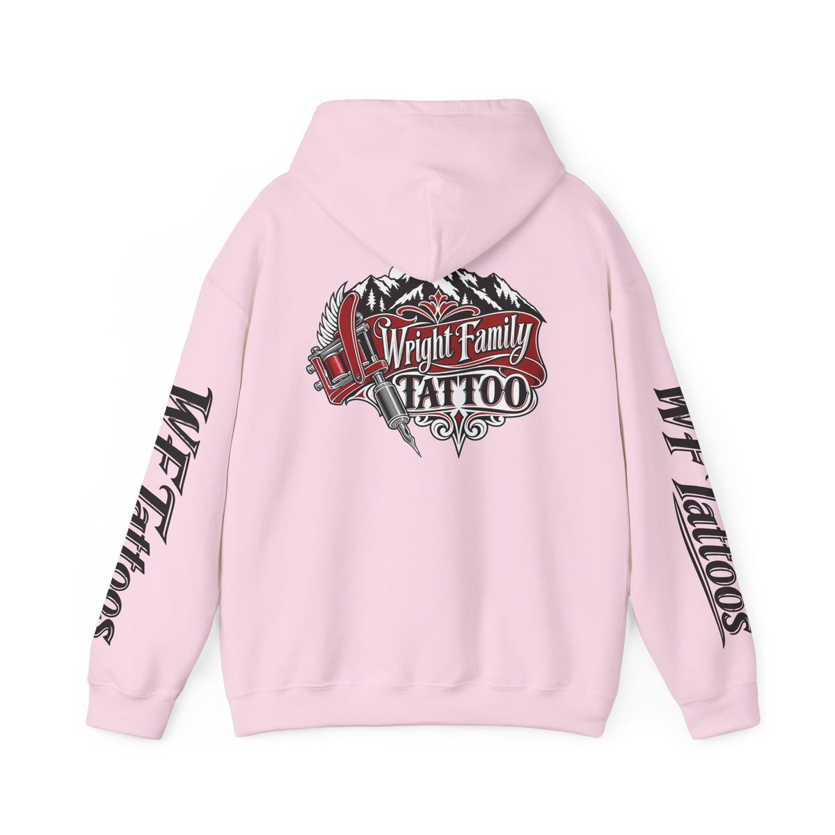 Wright Family Tattoo Hoodie — Vintage Shop Logo Pullover