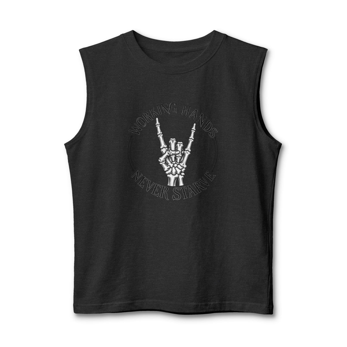 WF Tattoo “Working Hands” Unisex Muscle Tank