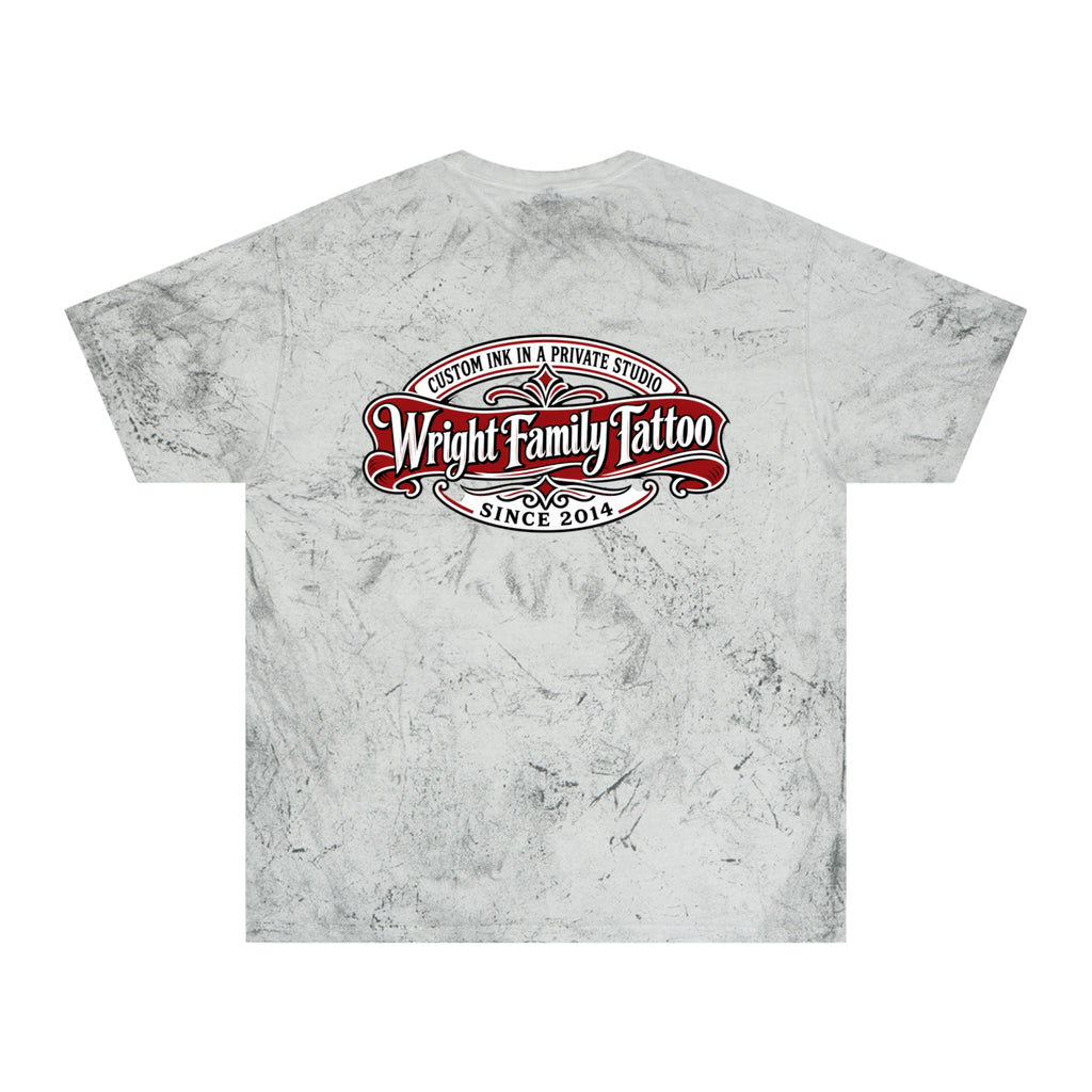 Tattoo Studio Dog Tattoo T-Shirt — Wright Family Tattoo Logo Tee